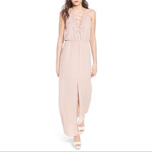 Wayf light pink/nude dress